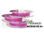 Шнур MICRON BRAID PE X4 INTECH 150м, 0.074мм, розовый