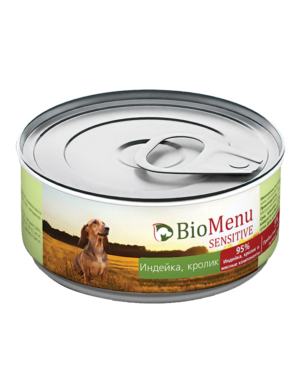 BioMenu Dog Консервы Индейка/Кролик 100гр.