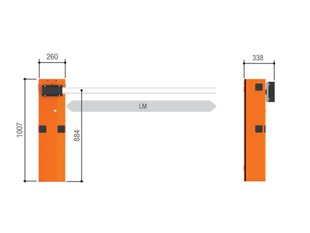 Автоматические шлагбаумы комплекты COMBO «CLASSICO» G3750SX CLASSICO
