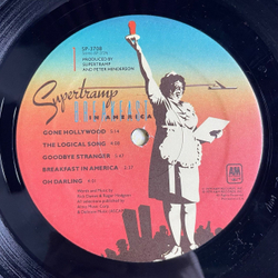 Винтажная виниловая пластинка LP Supertramp Breakfast In America (USA 1979)