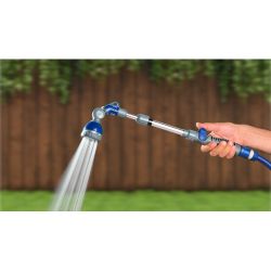 Пистолет распылитель для полива GREEN APPLE GACHW-618 телескопический, 46 см - 61 см, 8 режимов