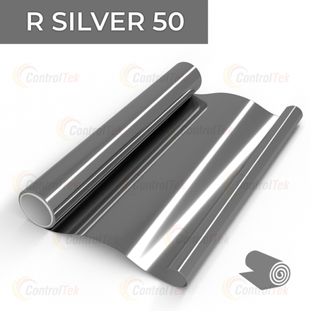 Пленка зеркальная R SILVER 50 ControlTek, рулон (размер 1,524x30м.)