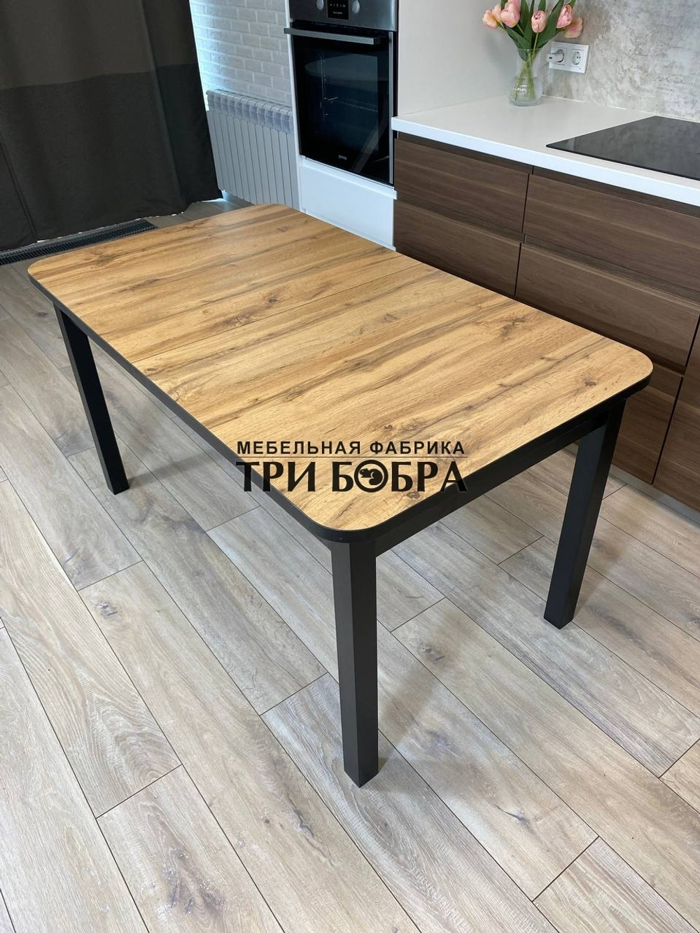 Большой кухонный стол "Макси", дуб вотан