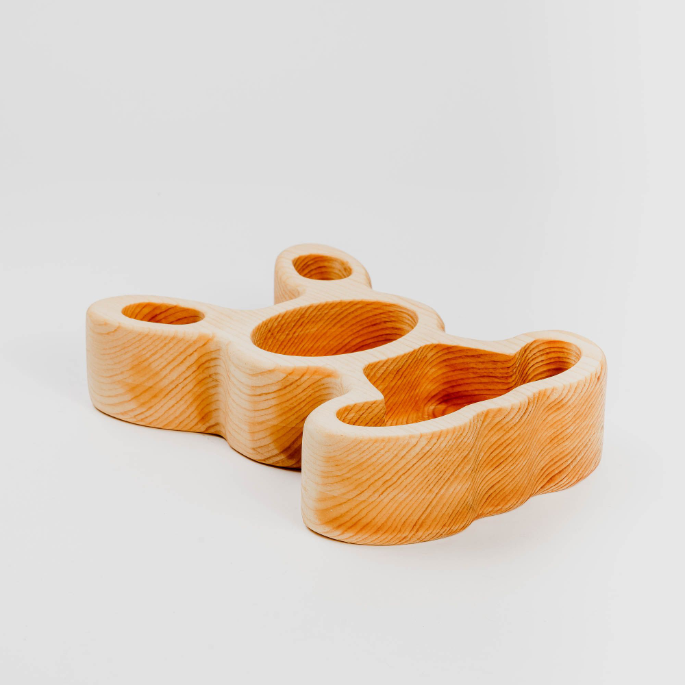 Менажница "Зайчик" из Сибирского кедра