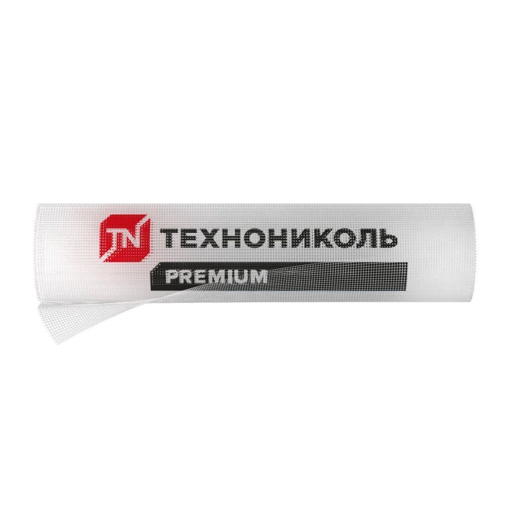 Сетка Стеклоткань фасадная щелочестойкая 5х5мм 1,10м  (160гр/м2) ТехноНиколь 2000 (погонаж)