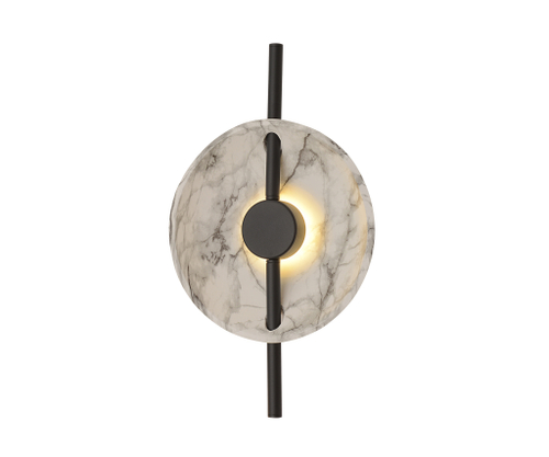 08451W,19(01) Бра Велси черный/белый