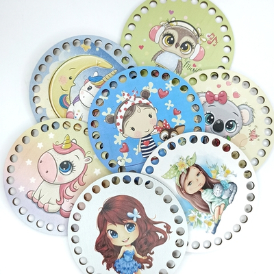 Донышко Принт Детское 12см Девочки в ассортименте