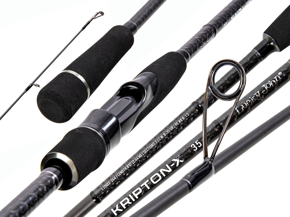 Спиннинг Lucky John Kripton-X 35 8`0" / 244 см, 8-35 г