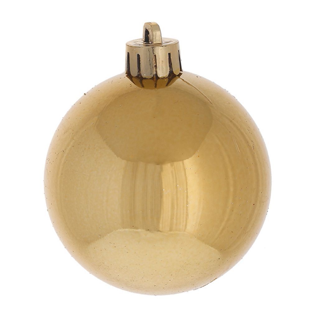 GAEM Набор из 12шт Украшение новогоднее Шар "Золотое ассорти", D8 см, L19 W21 H19 см