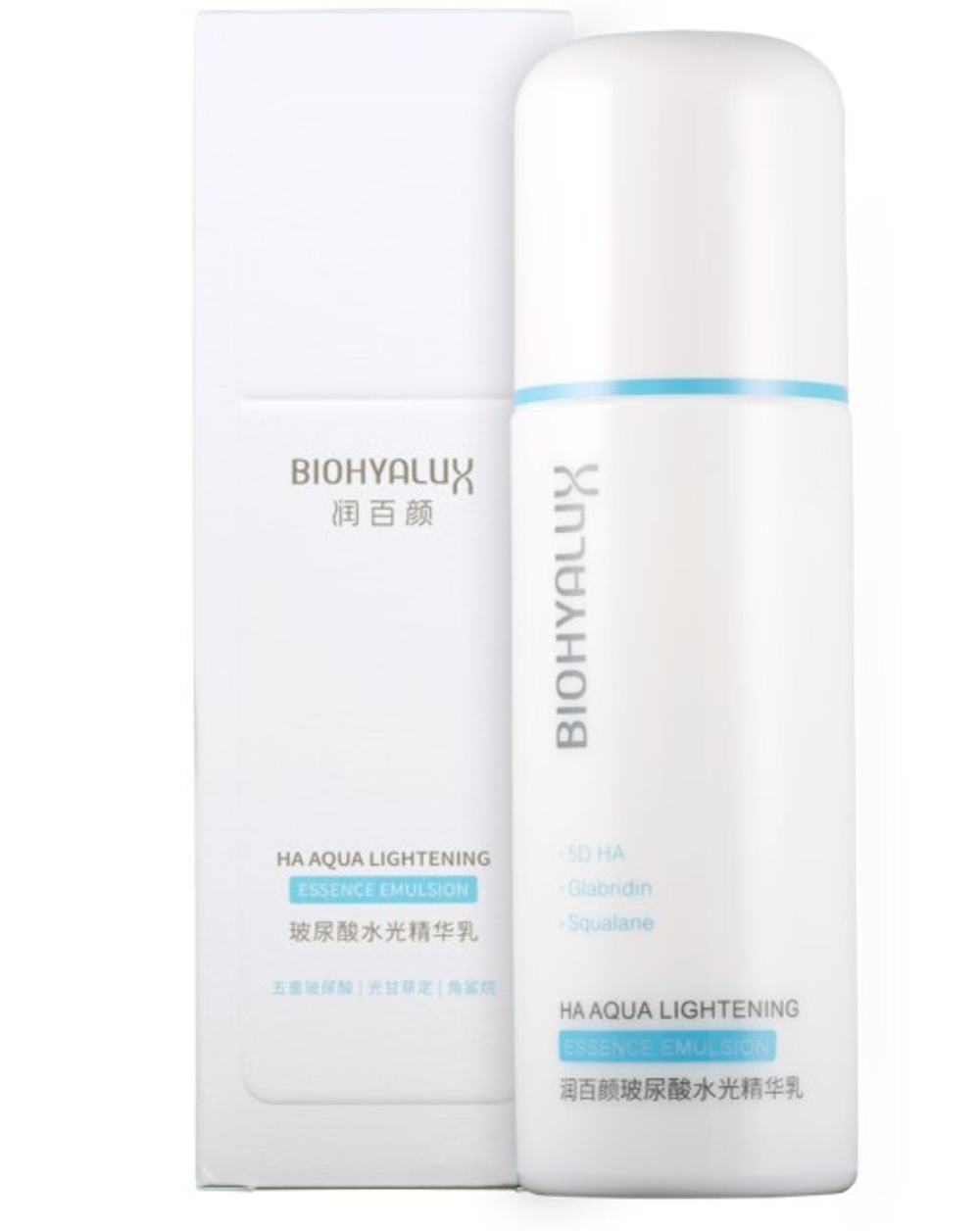 Увлажняющая эмульсия для сияния и выравнивания тона кожи | BIOHYALUX HA Aqua Lightening Essence Emulsion 100 гр