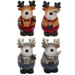 GAEM Фигурка декоративная "Олень", L5 W5 H10 см, 4в.