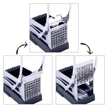 Машинка для нарезки картофеля фри Kamille KM-6511 из нержавеющей стали с двумя насадками