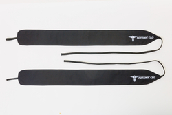 Кистевые бинты Totemic Clo неэластичные шнурковые, 8*56см, черные