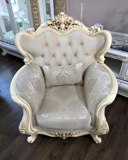 Кресло ДЖОКОНДА крем глянец