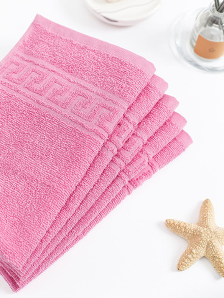 Полотенце махровое, г/к, 50х90, арт. ВТ 50-90Г, 380 гр/м2, цвет: 105-ярко-розовый,