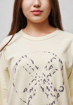Футболка оверсайз SHANYRAQ CREAM WHITE