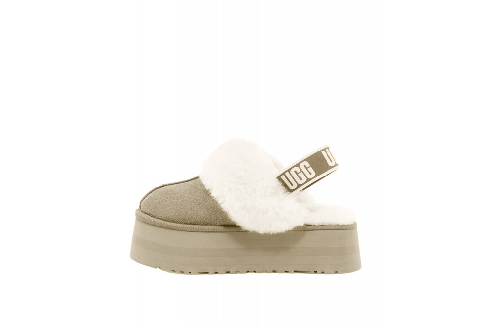 UGG Funkette Suede Platform Sand