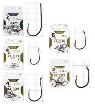 Набор крючков Cobra КАРП 46шт.