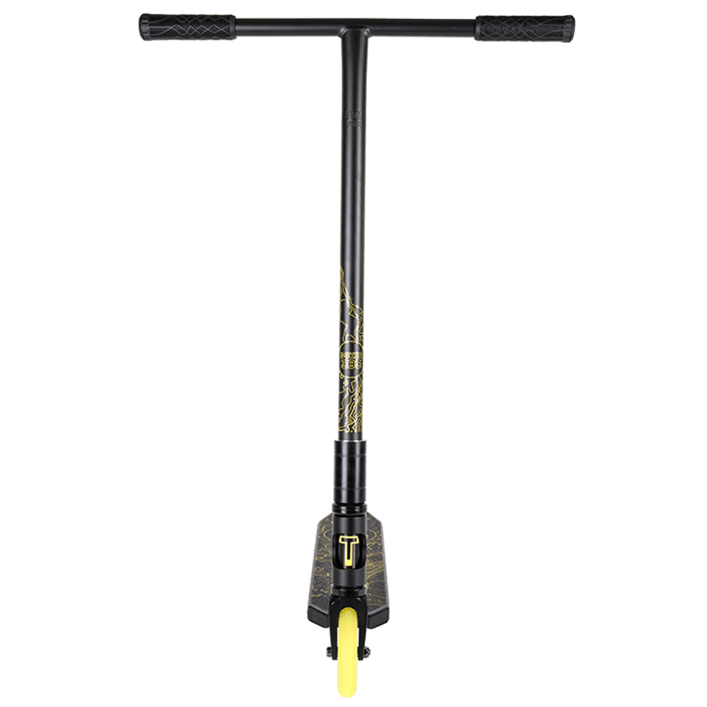 Самокат трюковой TECH TEAM Duker 303 Black/Yellow 2022 черный/желтый