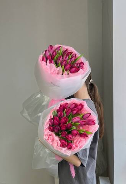 Букет из тюльпанов