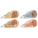 Корректирующая лента Basir, длина 5м, серия "Капибара", 4 шт