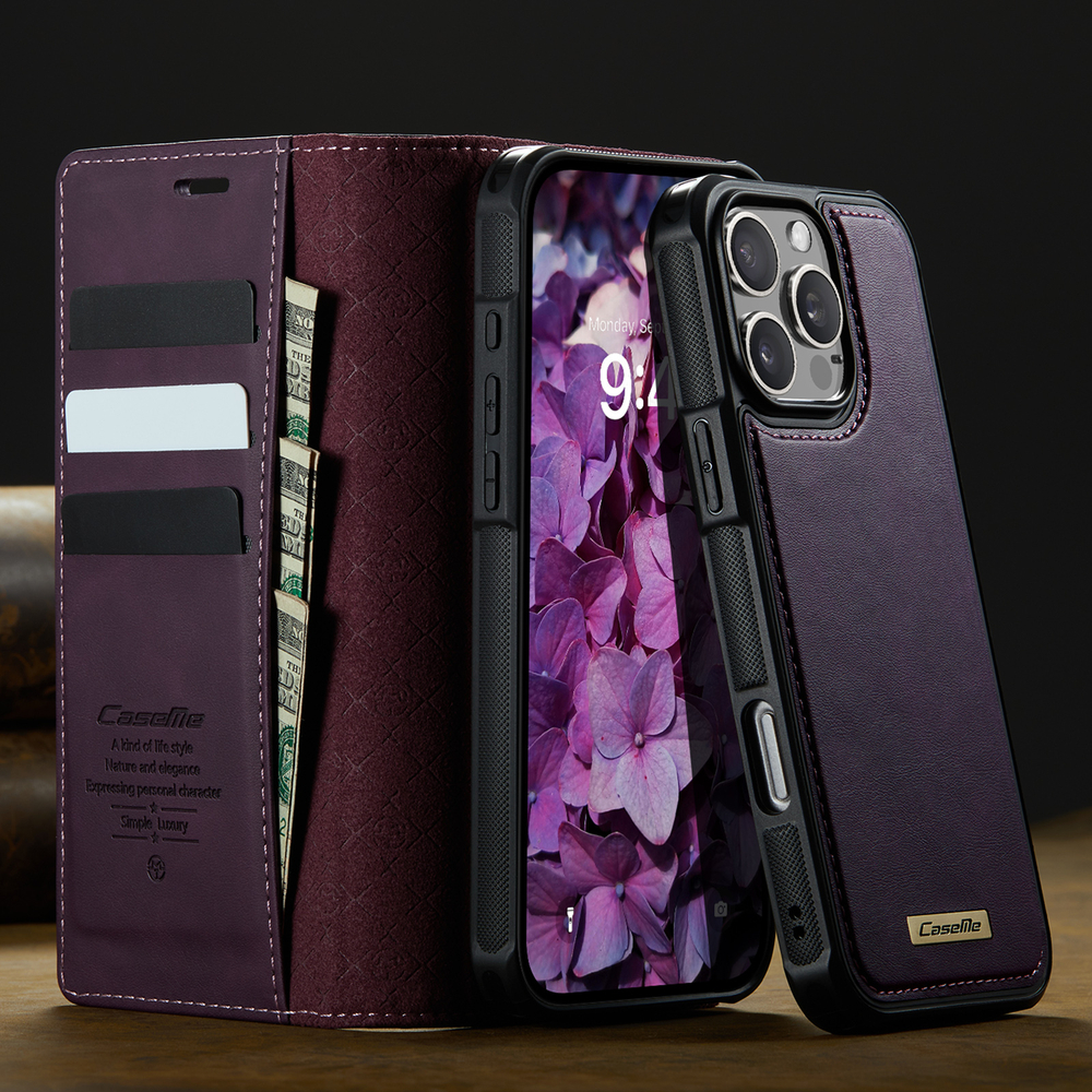 Чехол-кошелек CaseMe 2 in 1 MagSafe iPhone 16 Pro
