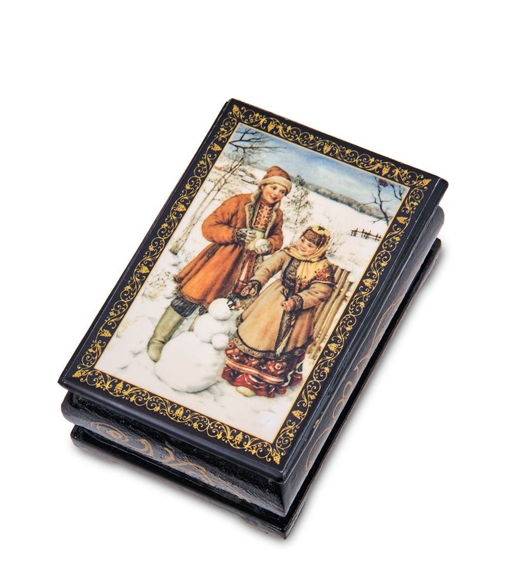 Народные промыслы ШК-11/10-K Шкатулка в технике декупаж (6х9х4)