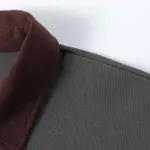 Лонгслив Ymkashix Rugby темно-серый/зеленый