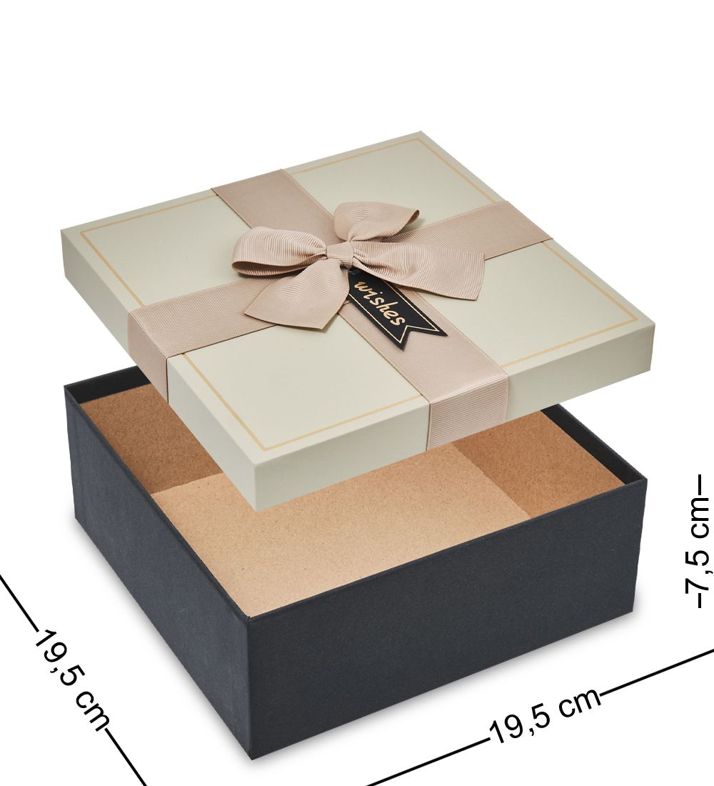 WF-190-B Набор коробок из 3 шт, кремовый/черный