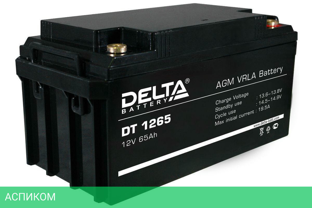 Аккумулятор для ИБП Delta DT 1265