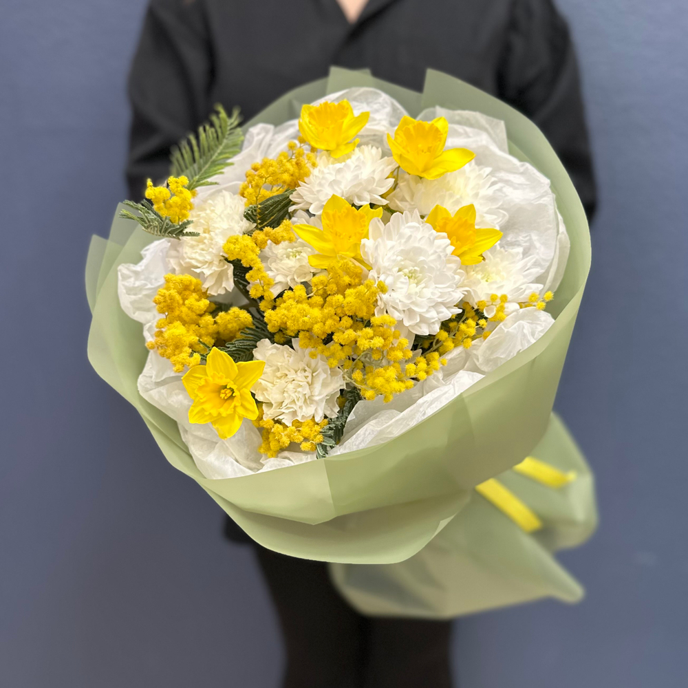 Весенний букет с нарциссами #46