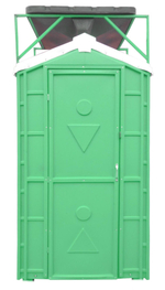 Мобильная Душевая Кабина  Тип1 в разборе Экомарка S-1 (1200x1100x2650см;75кг;серый) - арт.561289