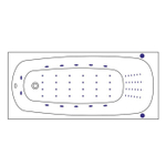Акриловая ванна Excellent Layla Nano 180x80 WAEX.LAY18.NANO