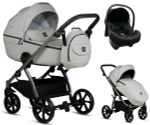 Детская коляска Tutis Uno 5 Plus Essential collection 3 в 1 с автокреслом Elo Lux EduSky Black 1402142 Risso