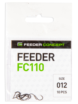 Крючки FC FEEDER, серия FC110, №12, уп. 10шт