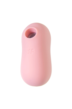 Вакуум-волновой бесконтактный стимулятор клитора Satisfyer Cotton Candy, силикон, розовый