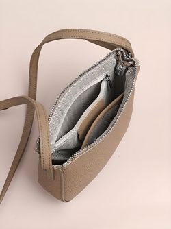 сумка женская натуральная кожа через плечо кросс боди маленькая