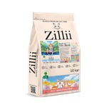 Сухой корм для взрослых кошек с избыточным весом и стерилизованных Белая Рыба с Лососем 10 кг ZILLII