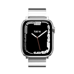 Стальной блочный браслет MAGEASY Maestro M для Apple Watch 38, 40, 41 и 42 мм Браслет из нержавеющей стали с магнитной застёжкой