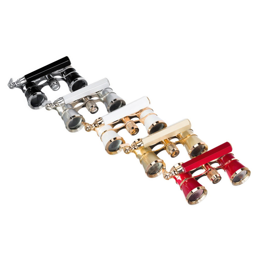 Театральный бинокль-лорнет Levenhuk Broadway 325E, черный - Серия Broadway