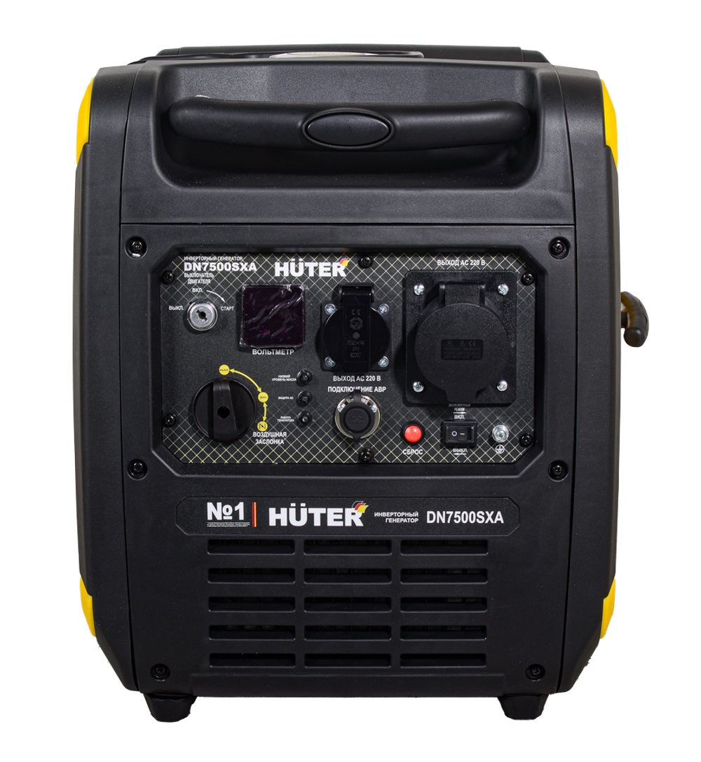 Инверторный генератор (6.5 кВт) Huter DN7500SXA (электростартер)