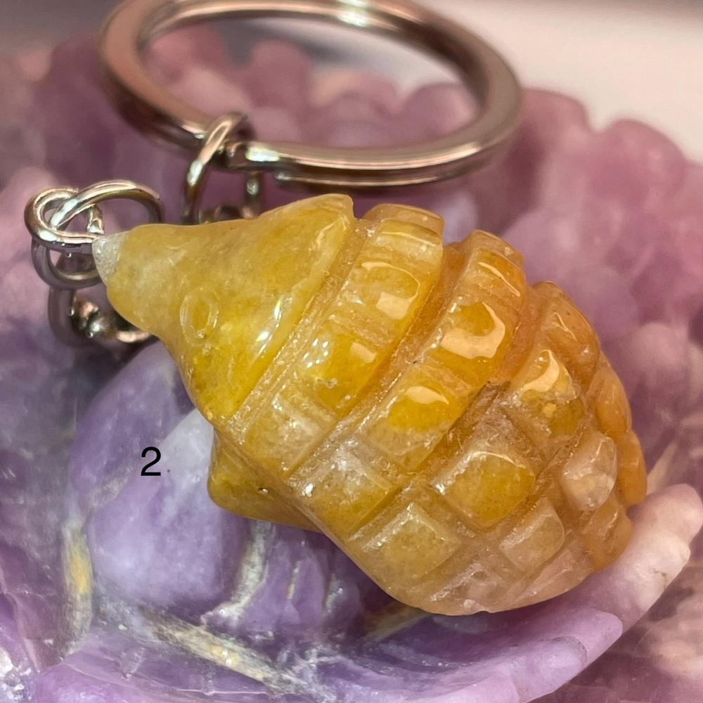 46818 Авантюрин желтый Брелок Еж фигурка 27мм