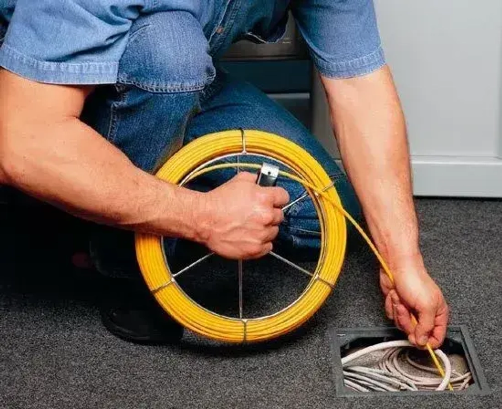 Мини УЗК 3 метра, протяжка для кабеля в бухте, пруток 3,5мм.