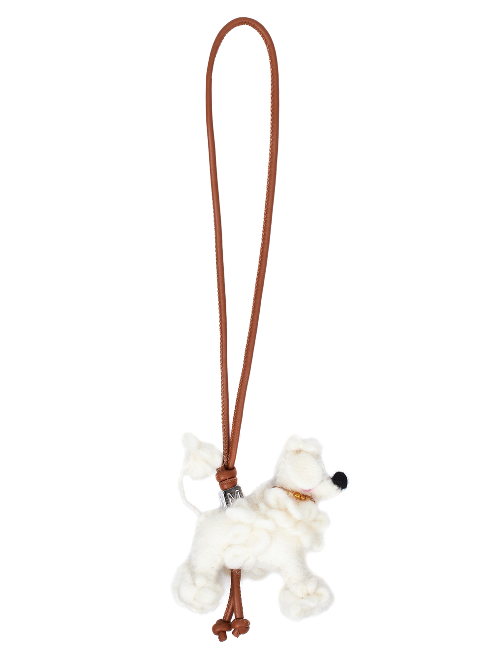 Брелок POODLE кремового цвета