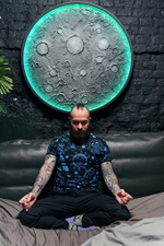 ФУТБОЛКА ВАРГГРАДЪ МУЖСКАЯ ЧЁРНАЯ "ПАТТЕРН ВЕДЬМИН КРУГ" (ВЕДЬМИН КРУГ)