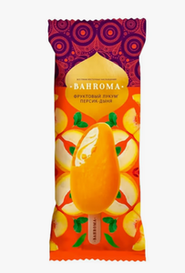 МОРОЖЕНОЕ BAHROMA МОЛОЧНОЕ ПЕРСИК ДЫНЯ МАРАКУЙЯ ВО ФРУКТОВОЙ ГЛАЗУРИ 75ГР FOOD ONE