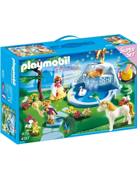 Королевский сад принцессы с фонтаном Плеймобиль 4137