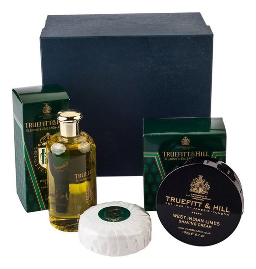 НАБОР ДЛЯ ВАННЫ LIMES (КРЕМ ДЛЯ БРИТЬЯ, ГЕЛЬ ДЛЯ ДУША, МЫЛО) T&H