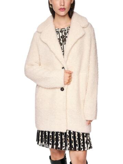 Marc Cain Шуба из фактурной шерсти