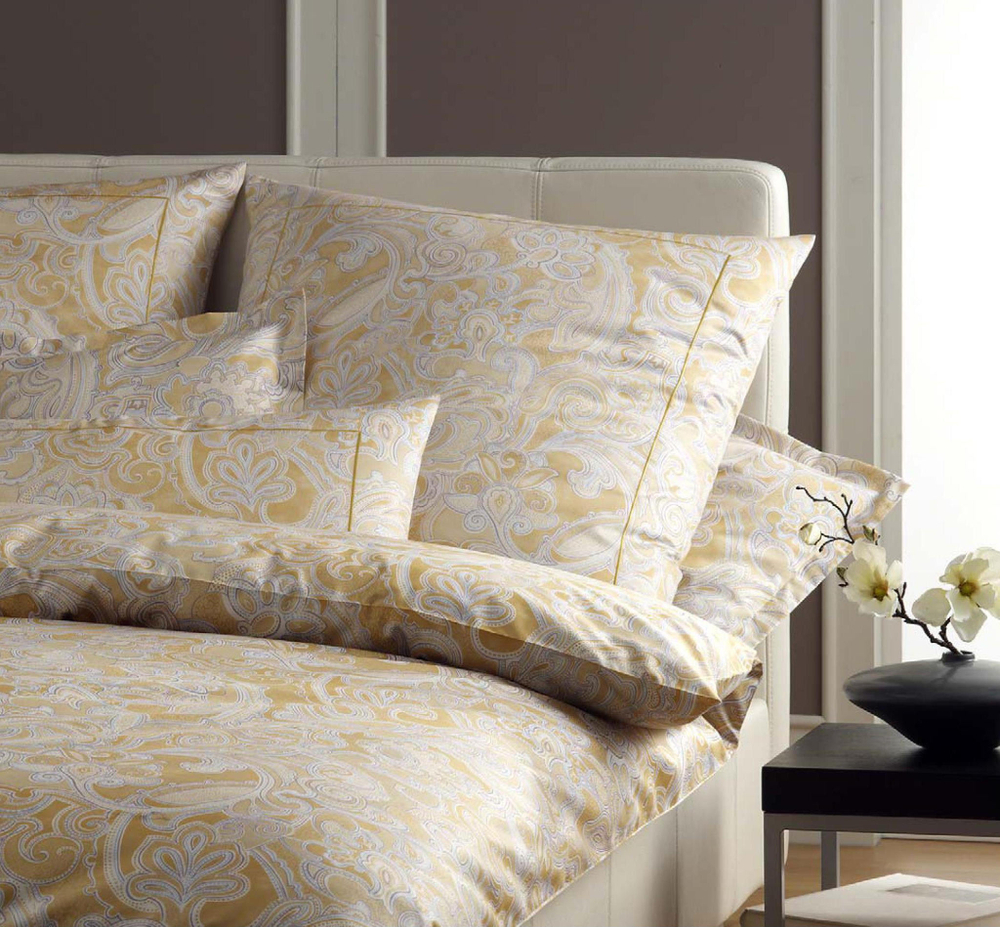 Наволочка 50x70 Elegante Isfahan золотая Германия